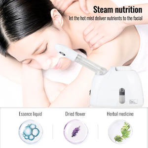 Pulvérisateur facial chauffage brouillard chaud vapeur soins de la peau hydratant beauté pores nettoyant arôme à la vapeur à base de plantes humidificateur SPA Machine - Product Image 2