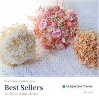 Arrangement de fleurs préservées directement de l'usine, cadeau romantique pour un anniversaire de mariage, vente au détail