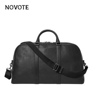 Bolsa de Viaje de Piel Vegana con Logotipo Personalizado NOVOTE, Portátil con Correa para el Hombro, Diseño de Guijarros, Bolsa de Fin de Semana - Product Image 2