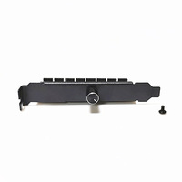 Pengontrol Kecepatan Kipas Manual 8-Port dengan Braket PCI dan Catu Daya Molex 4Pin, 1 Tombol untuk Pengaturan Kecepatan Kipas PC 3Pin/4Pin