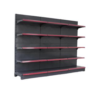 נמוך MOQ כהה גרי כבד החובה מתכת מדפי אחסון יחידה סופרמרקט מדפים - Product Image 2