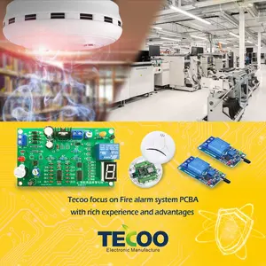 Seguridad PCBA Fabricante Detector de humo inteligente Placa PCB SMT SMD PCBA