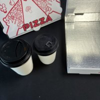 SP5243 Scatole per Pizza Ecologiche Personalizzate con Logo, Opache e Goffrate, in Cartone Kraft Antigrasso di Grado Alimentare, Varie Misure, Fornitore Diretto