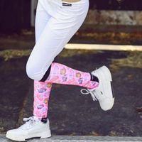Chaussettes équestres unisexes pour enfants filles, accessoires équestres de qualité supérieure, en vrac, faites votre propre Design