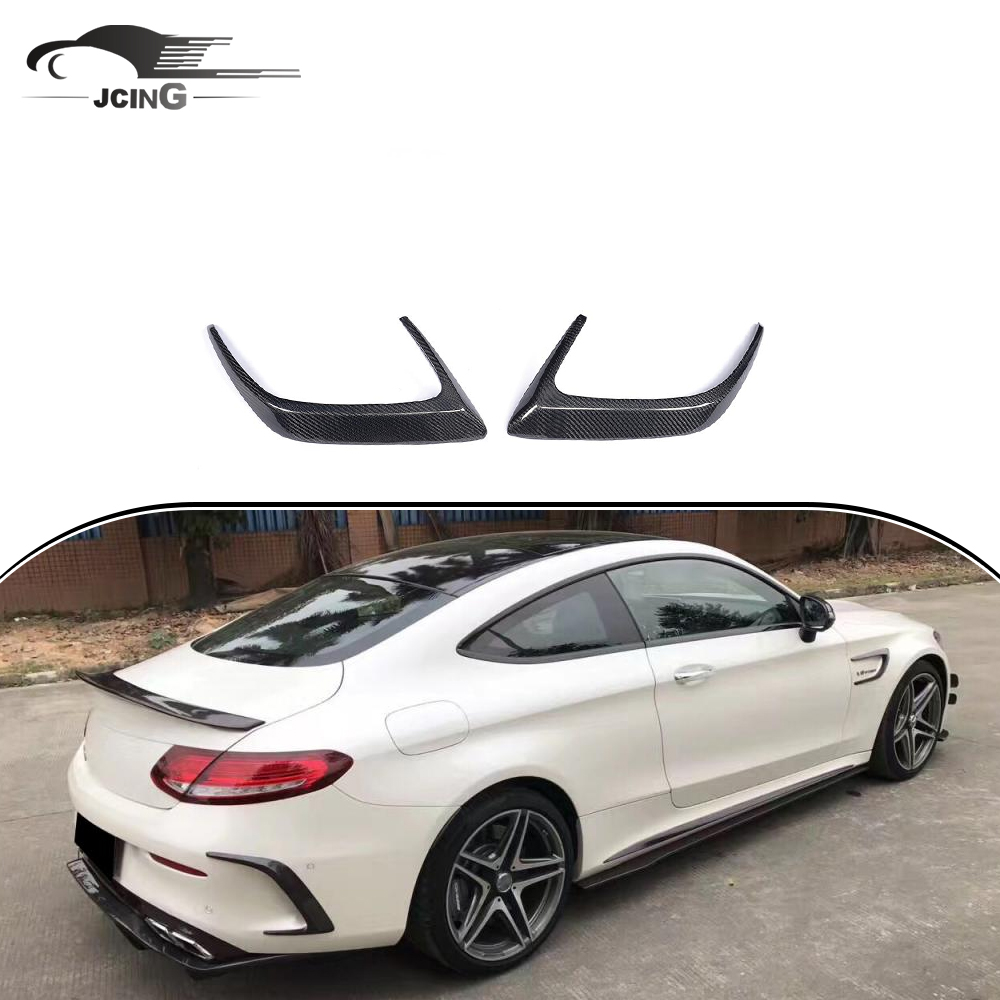 Сплиттер для заднего бампера из углеродного волокна для Mercedes-Ben z W205 C63 coupe 15-17