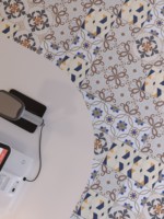 Populaire rustique mat fini porcelaine carrelage de sol cuisine carreaux de sol en céramique émaillée numérique carreaux muraux pour salle de bain