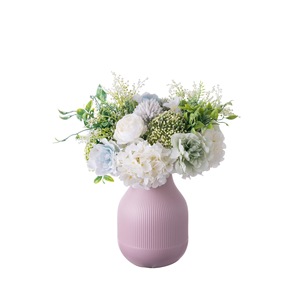 Ramo de Hortensias Artificiales en Azul, Verde y Morado para Decoración del Hogar y Bodas - Product Image 5