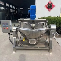 Marmite à vapeur électrique à double enveloppe de 100 à 1000 litres avec agitateur