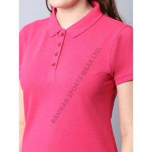 OEM Supply Women Premium Polo T Shirt Tissu léger à séchage rapide pour les activités de plein air et le confort d'été - Product Image 4