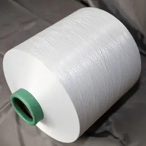 100% Polyester Textured Yarn Falsed Yarn DTY 150Denir/48Filament /2PLY Semi Dull Raw White