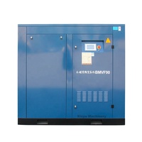 Compresor de tornillo de eficiencia energética para máquina de moldeo por soplado, 15-45kW, suministro de aire estable para producción de botellas de plástico