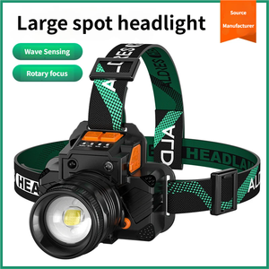 <strong>High</strong> Brightness Waterproof Rechargeable Long Battery Life LED 10W Aluminum Alloy Model T50 Outdoor <strong>Headlamp</strong> Fishing Night - Product Image 1
