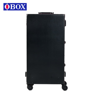 Chariot de salon Obox pour nail art, rose, grande capacité, avec miroir et roulettes universelles, pour usage domestique et professionnel - Product Image 4