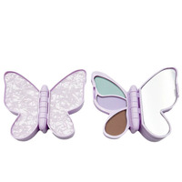 Palette de fards à paupières personnalisée à six couleurs, effet papillon dansant, imperméable, mat, pailleté, poudre sèche, maquillage coloré, forme d'étoile et d'animal