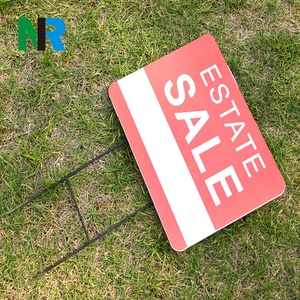 NR Eco-Friendly PP <b>Plastic</b> Lawn <b>Letters</b> Holiday Yard Signs & Digital Printing Advertising Boards Cut-to-Order by ROC Xie - Product Image 4