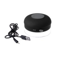 Haut-parleur de douche étanche IPX4 avec ventouse, mini haut-parleur Bluetooth avec basses pour salle de bain et piscine