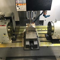 Grande fraiseuse à portique CNC robuste, centre d'usinage 3-5 axes