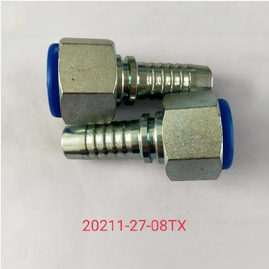 Factory Price 20211Metric Female Flat Seat Hydraulic Fittings, M10-M60 Thread, for Braided Hoses, Hydraulic Hose Fittings