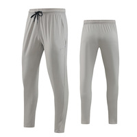 Aoyema Pantalons de sport pour hommes Pantalons de jogging pour la course à pied Pantalons de survêtement en nylon pour l'entraînement à séchage rapide Pantalons de fitness de haute qualité