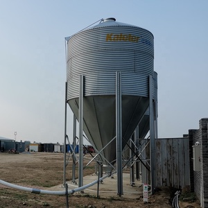 養鶏場スチールサイロチキンハウスメインフィードメタル収納ビングラスファイバーアニマルホッパースモール - Product Image 3