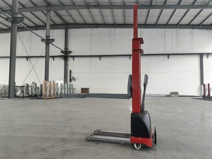 1000kg 1 Ton Outdoor Semi <strong>Electric</strong> Self Loading <strong>Forklift</strong> Full <strong>Electric</strong> Portable Self Load Lift Stacker Cold Storage CE - Product Image 4