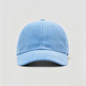 Unisex Corduroy <b>Baseball</b> <b>Cap</b> <b>Plain</b> Solid Color Adjustable Dad Hat For Daily Wear - Product Image 1