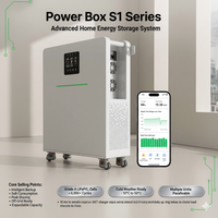 Système d'onduleur solaire tout-en-un 51,2 V avec batterie 10 kWh 15 kWh LiFePO4, stockage d'énergie, alimentation de secours hybride CAN CE OEM, garantie 5 ans