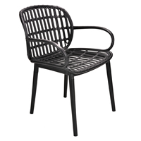 Haute Qualité, Écologique, Résistant aux UV, Imperméable, Résistant aux Détergents Acides, Plastique/Métal Effet Bambou, Facile à Nettoyer, Jardin Extérieur