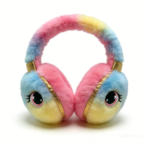 Couvre-oreilles doux et moelleux personnalisés, coupe-vent, pour filles, enfants, cosplay, fête et temps froid - Product Image 2