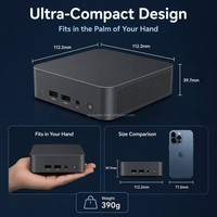 New Cheap U5 Mini PC Intel 6th Gen Core I3/i5/i7 Dual Display 4K Win11 Pro DDR3 M.2 SSD Gigabit LAN USB3.0 Type-C Desktop PC