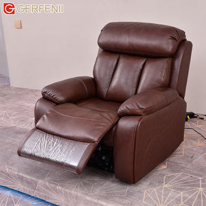 मल्टी फंक्शनल सिंगल लेदर मसाज सोफा चेयर रिक्लाइनर लिविंग रूम एक्सेंट चेयर - Product Image 1