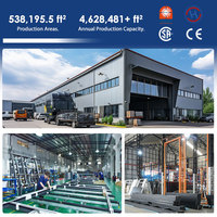 Fenêtre de toit fixe en alliage d'aluminium, conforme aux normes AS2047, AS2208, AS1288, avec vitrage étanche.