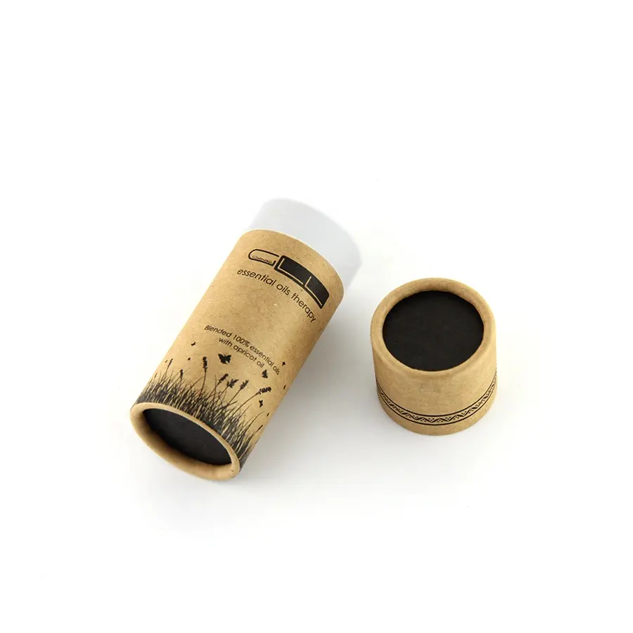 High-End Custom zylindrische Lebensmittel qualität Tee Kaffee Schokolade Candy Paper Box Verpackung Kraft papier Kanister Tubes für Tee Kaffee