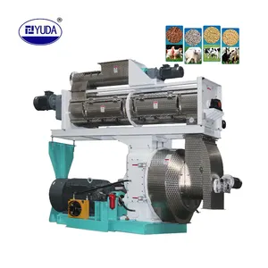 YUDA 2024 15-35 T/H Various Poultry Plant Feed Pellet Pelletizer Machine For Animal Feeds