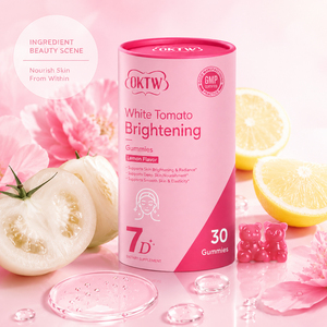OKTW Ready Stock White <b>Tomato</b> chewable gummy supplement With glutathione anti aging beauty Bulk Wholesale Glow - Product Image 3