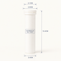 Tube pour comprimés effervescents, couvercle déshydratant en plastique personnalisé, résistant à l'humidité, pour vitamines et compléments alimentaires, ODM OEM, marque privée, qualité alimentaire