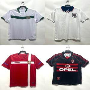 축구 유니폼 가을 남자의 100% 폴리에스터 줄무늬 스탠드 칼라 인터 밀란 파리 포르투갈 마요르카 뉴캐슬 AC 콜로 - Product Image 5