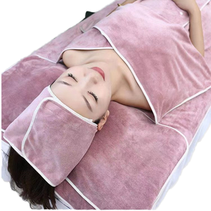 Wholesale Super Absorbent Salon <strong>Towel</strong> Set Wrap Microfiber Hair Grey Beauty <strong>Towels</strong> <strong>Spa</strong> Esthetician <strong>Facial</strong> <strong>Towel</strong> - Product Image 5