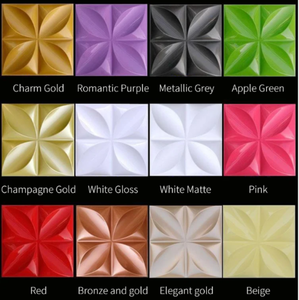 Panneau 3D en PVC Panneau mural décoratif tridimensionnel 3dwallpanelPanneau mural en PVC Panneau mural 3D décoration en relief de fond - Product Image 4