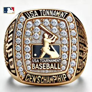 Anillo de campeones de equipo de alta calidad 2025 para fútbol, baloncesto, béisbol, softbol, aleación hecha a medida para campeonato deportivo - Product Image 4