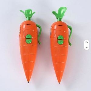 Grabadora de Voz Creativa y Elegante con Forma de Zanahoria &amp;   Bolígrafo de Escritura Suave para Estudiantes, Material Escolar - Product Image 4