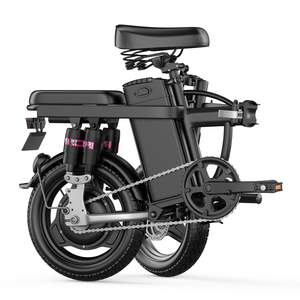 Xe đạp điện gấp mini cỡ nhỏ, khuyến mãi nóng 2024, 400W 48V, bánh 14 inch, tốc độ cao 45km/h, xe đạp điện thành phố gấp gọn - Product Image 6