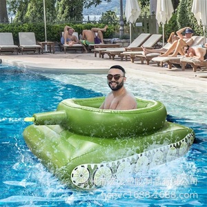 Piscine gonflable avec fonction de pulvérisation d'eau verte de 1,8 m pour enfants et adultes - Product Image 3