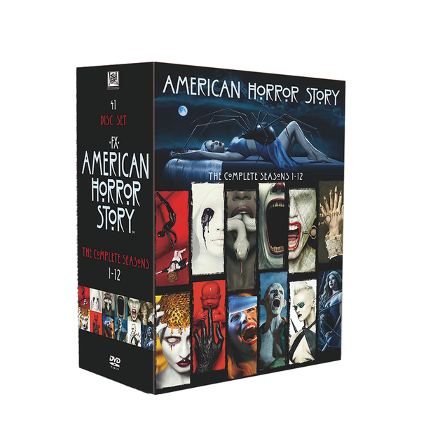 Factory Wholesale Dvd Movie Collection Films Tv Series Hot Sell DVD Movies Free Ship American Horror Story Sesaon1-12 41discs