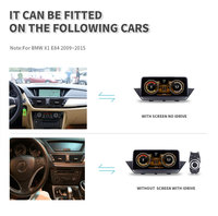 Écran tactile 10,25 pouces sans fil Android Auto & CarPlay pour tableau de bord BMW X1 E84 avec navigation GPS et bouton iDrive