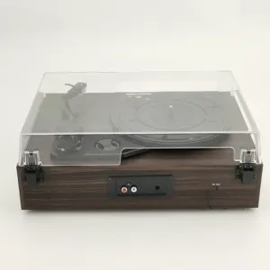 Lettore giradischi virtuale al miglior prezzo in piedi di fabbrica e lettore in vinile con lettore CD/registrazione USB/SD/ingresso AUX/Radio/cassetta