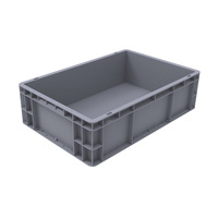 Bacs de rangement empilables en plastique ESD, boîtes, caisses, couvercles verrouillables, recyclables, durables pour le stockage et le transport de composants électroniques