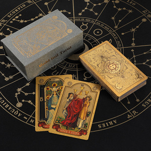 Colección de Cartas del <span class=keywords><strong>Tarot</strong></span> Clásico Waite, Envío Directo, Cartas de <span class=keywords><strong>Tarot</strong></span> de Plástico Personalizables, Impermeables y de Alta Gama, Tutorial para Uso en Fiestas - Product Image 1