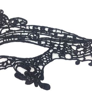 Masques de fête d'<span class=keywords><strong>Halloween</strong></span> effrayants pour femmes, masques oculaires transparents en dentelle, accessoires de costume en tissu pour bal masqué - Product Image 3