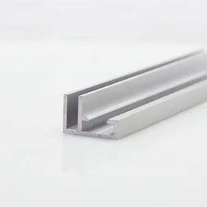 Borde de silicona gráficos Slim aluminio perfil de marco de montaje para la pantalla